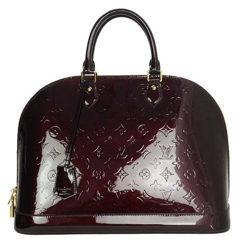 louis vuitton monogram vernis alma gm bag|louis vuitton vintage alma bag.